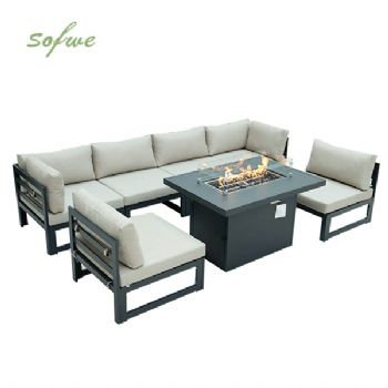 Aluminum Tube with Fire Pit Garden...
