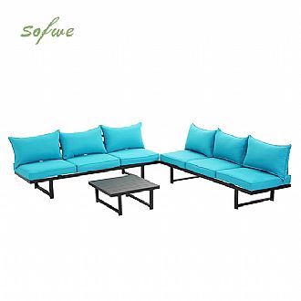 Luxury Outdoor Metal Furniture Pool Lounge Set