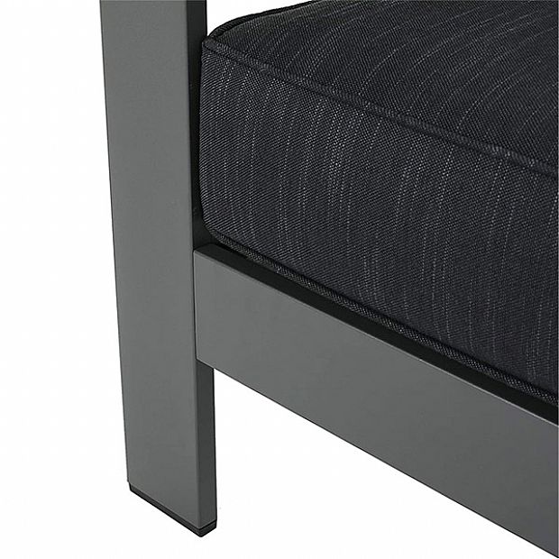 Outdoor Aluminum V-Shaped Sectional Sofa - 11C01J