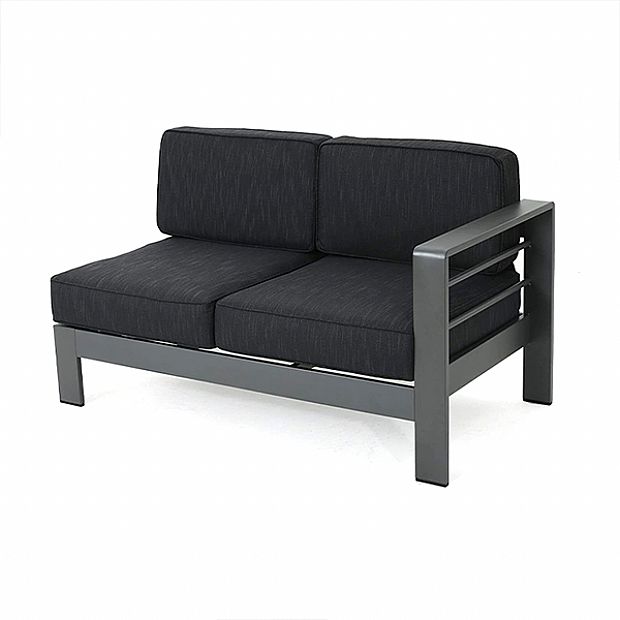 Outdoor Aluminum V-Shaped Sectional Sofa - 11C01J