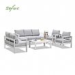 7-Seater Cast Iron Metal Outdoor Sofa Set - 11C01M