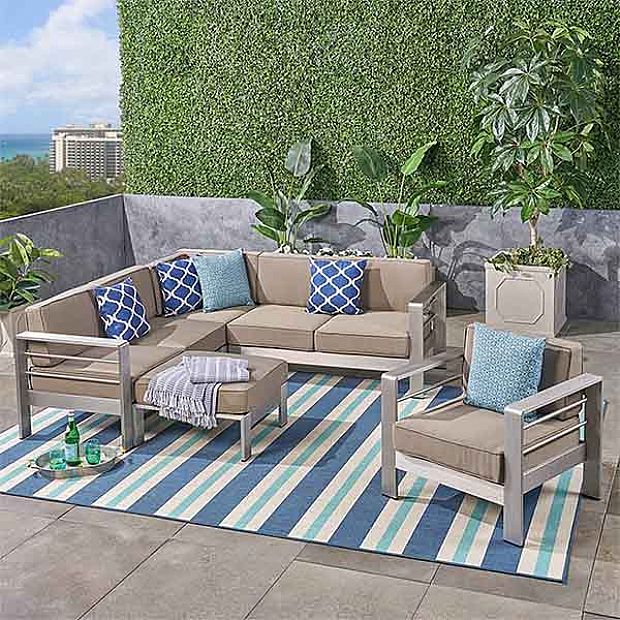 Waterproof Aluminum Metal Outdoor Furniture - 11C01N