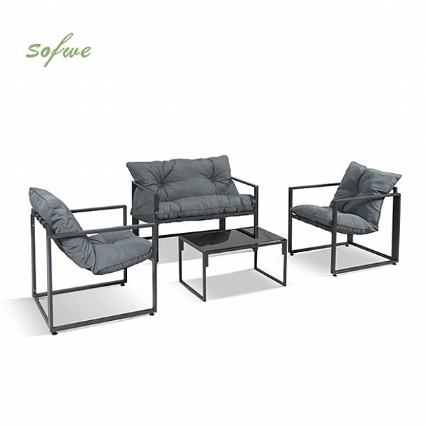 Cast Iron Aluminum Outdoor Courtyard Furniture Set - 11C01O