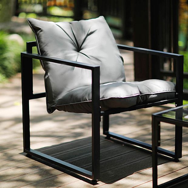 Cast Iron Aluminum Outdoor Courtyard Furniture Set - 11C01O