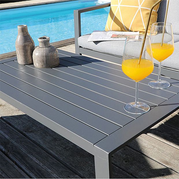 Aluminum 4-seater Outdoor Terrace Sofa - 11C01U