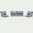 Modern Aluminum Sofa Set with Cushion - 11C01V