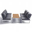 Aluminum Patio Furniture with Adjustable Seat - 11C01Y