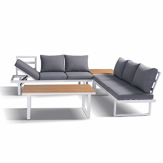 Aluminum Patio Furniture with Adjustable Seat - 11C01Y
