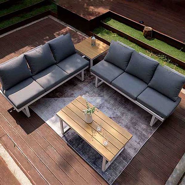 Aluminum Patio Furniture with Adjustable Seat - 11C01Y