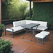 Corner Sofa with Adjustable Height Table - 11C03B