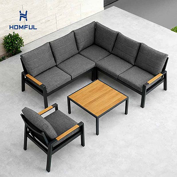 5-Piece Outdoor Corner Sofa Set - 11C11A