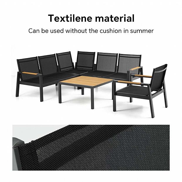 5-Piece Outdoor Corner Sofa Set - 11C11A