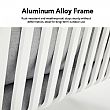 Outdoor 4-piece Aluminum Sofa Set with Wood Grain Finish - 11C11D