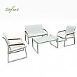 White 4-Piece Outdoor Aluminum Sofa Set - 11C11J