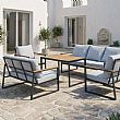 Wholesale Modern Outdoor Garden Compact Design Sofa Set, 5-piece Steel Frame Seating Set - 11C12E