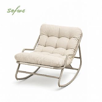 Wholesale Outdoor Rocking Lounge Chair with Thick Olefin...