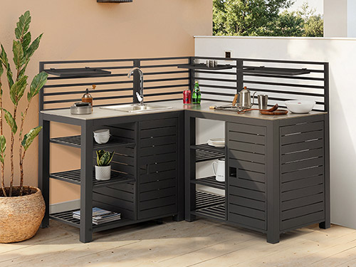 Outdoor Kitchen Set Layouts for Patios & Backyards