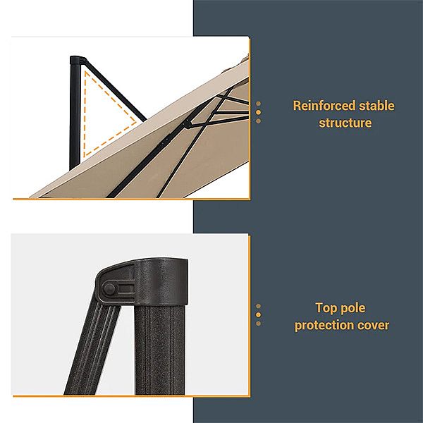 Wholesale LuxuBig Size Outdoor Cantilever Umbrella - 11U01A