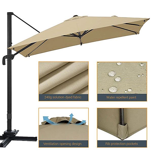 Wholesale LuxuBig Size Outdoor Cantilever Umbrella - 11U01A