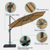 Wholesale Outdoor Patio Cantilever Umbrella with 360-Degree Rotation - 11U01E
