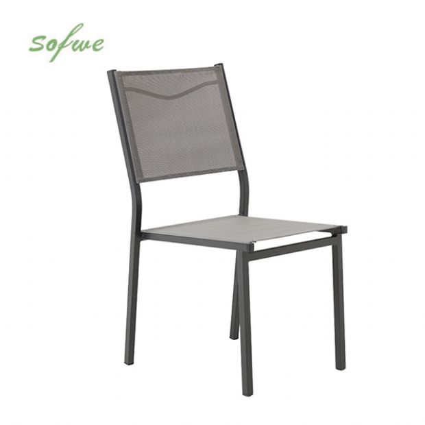Textilene Stackable Chair without Armrest - 11D11D