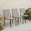 Textilene Stackable Chair without Armrest - 11D11D