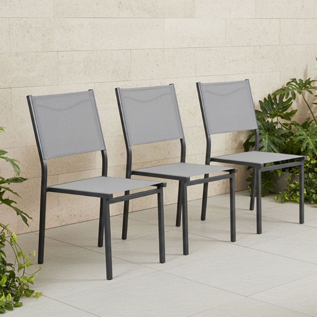 Textilene Stackable Chair without Armrest - 11D11D