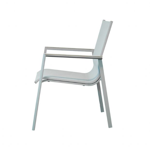 Aluminum Patio Garden Dining Armchair - 11D11E