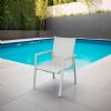 Aluminum Patio Garden Dining Armchair - 11D11E