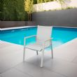 Aluminum Patio Garden Dining Armchair - 11D11E