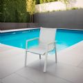 Aluminum Patio Garden Dining Armchair - 11D11E
