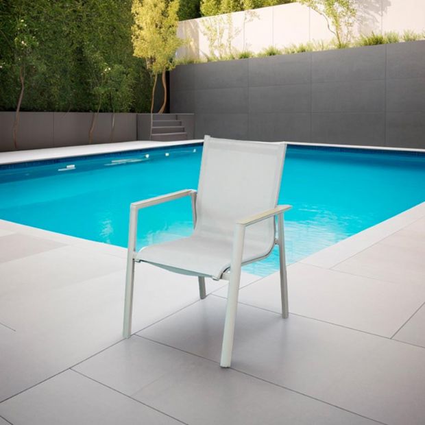 Aluminum Patio Garden Dining Armchair - 11D11E