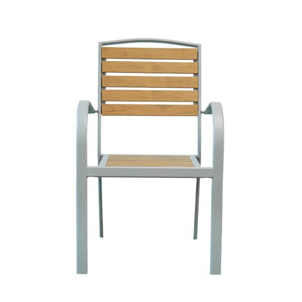 Outdoor Wood-Plastic Composites Dining Chair - 11D11F