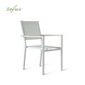 Outdoor Garden Aluminum Stacking Armchair - 11D11H