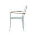 Outdoor Garden Aluminum Stacking Armchair - 11D11H
