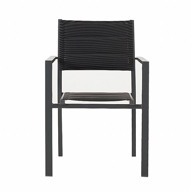 Outdoor Garden Aluminum Stacking Armchair - 11D11H