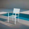 Outdoor Garden Aluminum Stacking Armchair - 11D11H