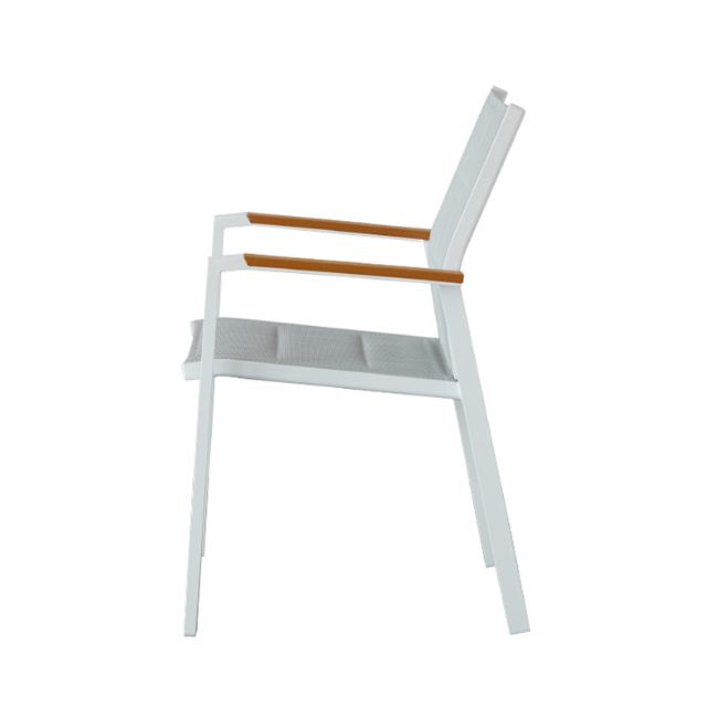 Garden Aluminum Cotton Padded Dining Armchair - 11D11I
