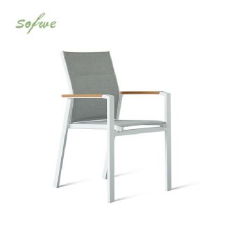 Wholesale Aluminum Outdoor Dining Armchair
