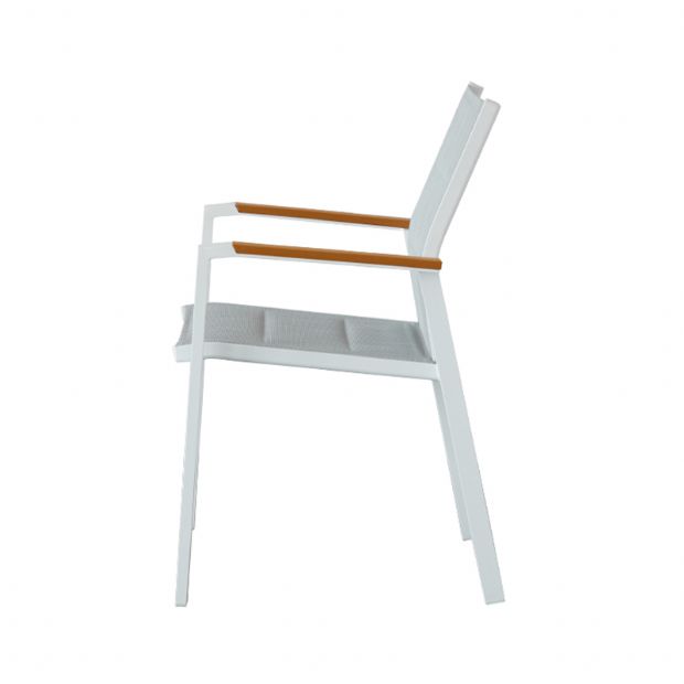 Wholesale Aluminum Outdoor Dining Armchair - 11D11I
