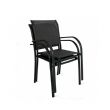 Commercial Stackable Aluminum Outdoor Dining Chair with Armrests and Sling Seat - 11D11K