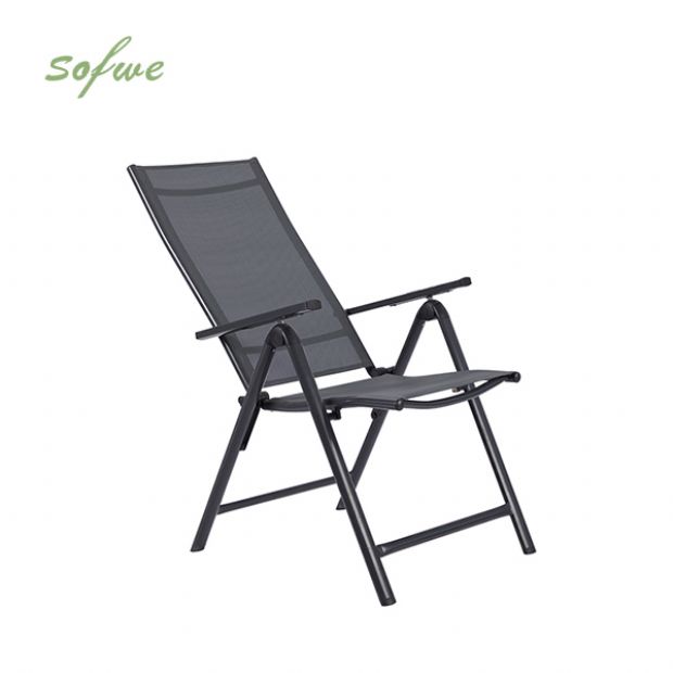 Garden Aluminum Foldable Dining Armchair - 11D11L