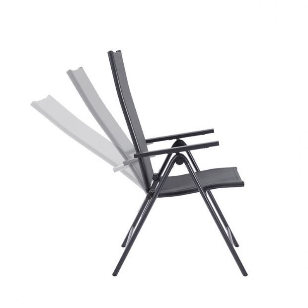 Garden Aluminum Foldable Dining Armchair - 11D11L