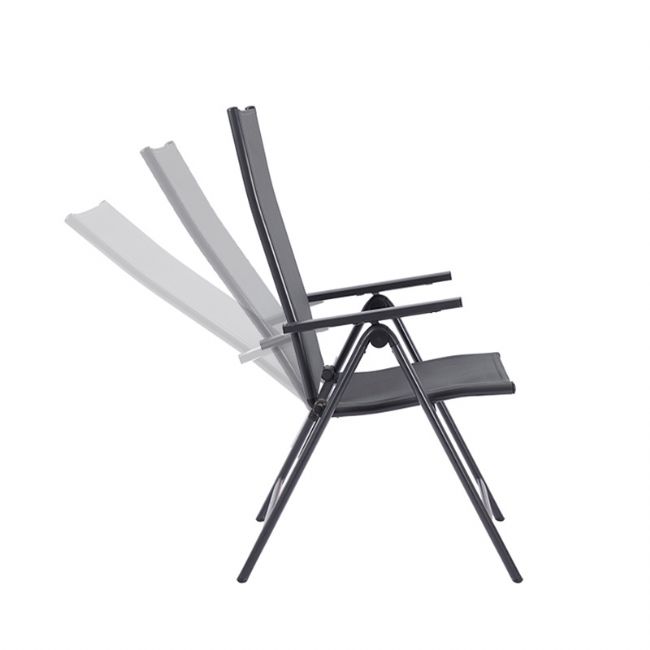 Garden Aluminum Foldable Dining Armchair - 11D11L
