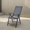 Garden Aluminum Foldable Dining Armchair - 11D11L