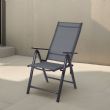 Garden Aluminum Foldable Dining Armchair - 11D11L