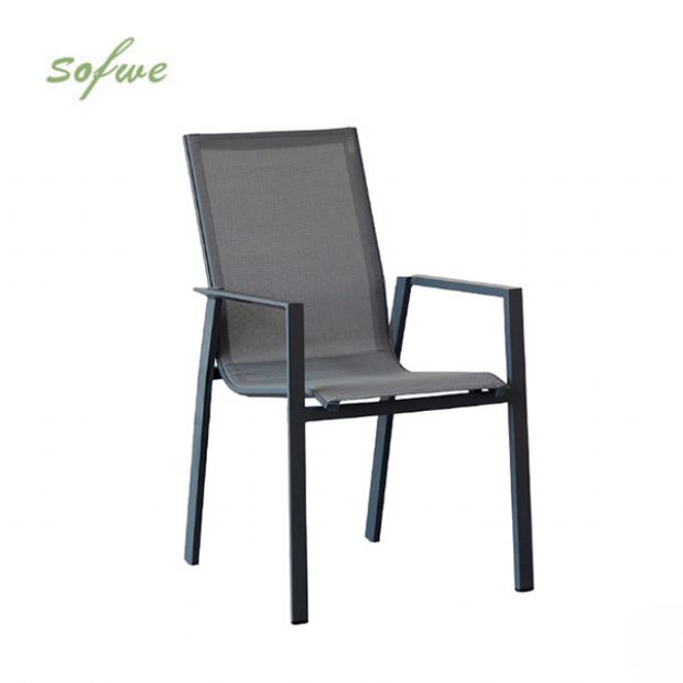 Patio Garden Balcony Outdoor Aluminum Armchair - 11D12D