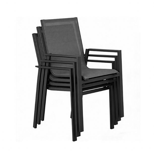 Patio Garden Balcony Outdoor Aluminum Armchair - 11D12D