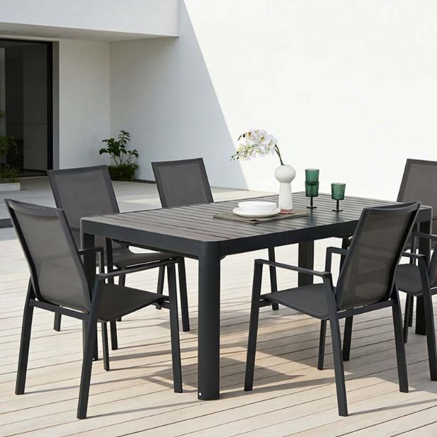 Patio Garden Balcony Outdoor Aluminum Armchair - 11D12D
