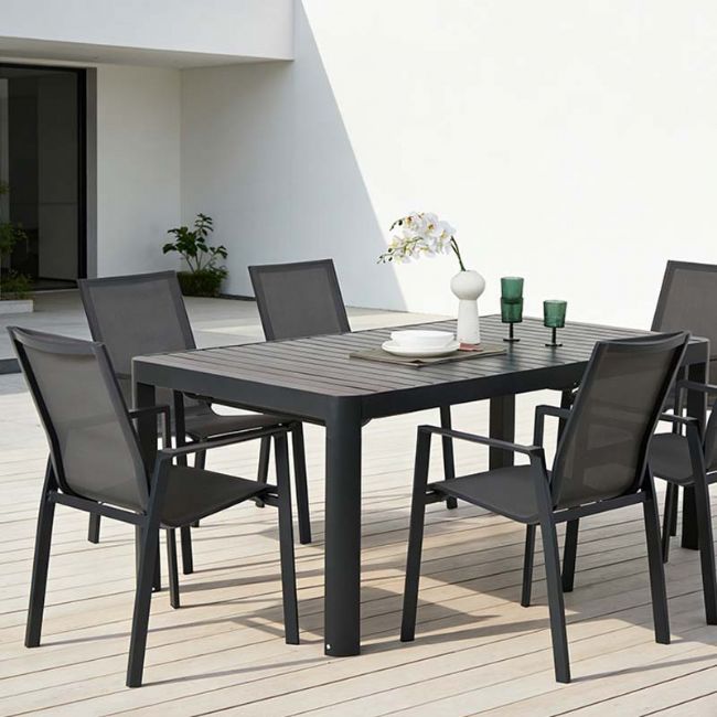 Patio Garden Balcony Outdoor Aluminum Armchair - 11D12D